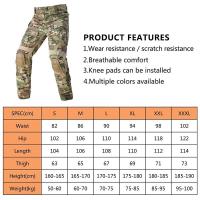 Pantalones multifuncionales Hanye G3 tácticos para exteriores 65% poliéster 35% algodón - details 1