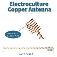 Paquete de 6 antenas de bobina de cobre para jardinería, electrocultivo para cultivo de plantas de jardín, verduras con bobinas de Electro cultivo - details 4
