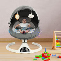 Mecedora eléctrica para bebé, soporte de aluminio con Bluetooth, versión táctil gris, Control remoto, 0-12 meses - details 0