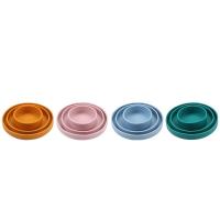 Juego de platos de cena de estilo nórdico para hornear, sartenes redondas de silicona para Pizza, bandeja antiadherente, platos de alimentación al aire libre, 3 uds. - details 2