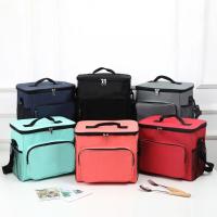 Bolsa de almuerzo aislada grande para hombres y adultos, caja de almacenamiento de alimentos calientes, térmica, fresca - details 0
