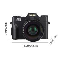 Cámara de fotografía Digital 4K, videocámara Web con WIFI, grabadora de vídeo Vlog Vintage, YouTube, 48MP, pantalla abatible de 3" - details 0