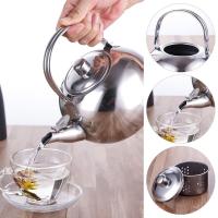 Hervidor de agua de gran capacidad, tetera de acero inoxidable, utensilios de cocina con filtro de infusor, hervidor de café para el hogar y la Oficina - details 0