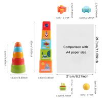 14Pc Baby Stacking Cups Toys Children Building Blocks Educational Toy Color Recognition Shape Matching for Babies over 18 Months - details 3