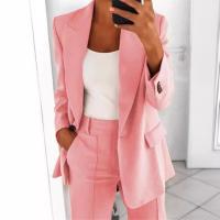 Conjunto de traje de dos piezas para mujer, moda de otoño - details 1
