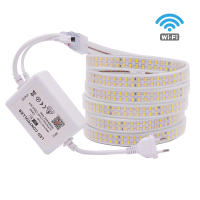 Tira de luces LED regulable con Control WIFI, cinta impermeable de 220V, súper brillante, doble fila, 5730, 240LED/m, decoración del hogar - details 1