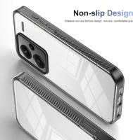 Funda Para Xiaomi Redmi Note 13 Pro +/ 13 Pro Plus , carcasa protectora antisísmica de placa trasera dura acrílica transparente - details 4