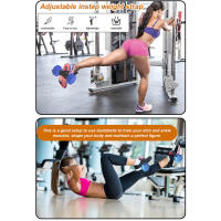 Correas de tobillo para pesas de pie, accesorio de mancuerna de entrenamiento de Tibialis ajustable estable para entrenamiento de fuerza de piernas - details 5