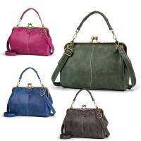 Bolso Cruzado Retro Chic para Mujer Cuero Sintético de Alta Calidad, Correa Desmontable, Color Sólido, Lining de Poliéster, Estilo Motocicleta - details 1