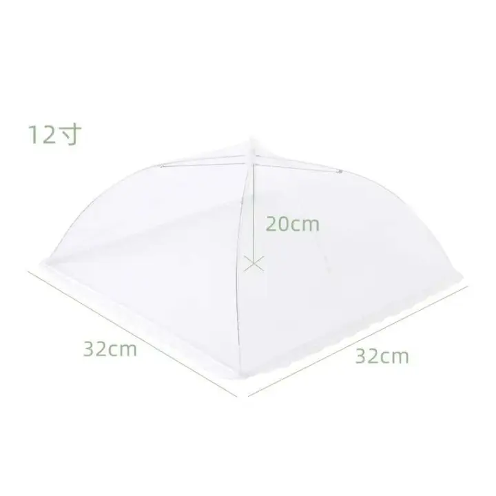 Paraguas de red plegable, mosquitera portátil para picnic, protección de placa, cubierta para alimentos, utensilios de cocina - 1