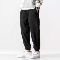 Pantalones de chándal de lana polar para hombre, pantalones de jogging cálidos, pantalones casuales de cintura elástica, Otoño e Invierno - details 3