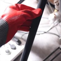 Guantes aislantes eléctricos de voltaje resistente, guantes antielectricidad de seguridad a prueba de aceite, pantalla táctil ultrafina, 400V/500V - details 10