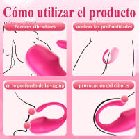 Vibrador Inalámbrico Bluetooth Control Remoto para Mujeres Estimulador de Clítoris y Punto G - details 1