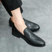 Mocasines de hombre, zapatos de vestir casuales de moda para hombre, zapatos de negocios cómodos sin cordones - details 2