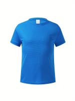 Quick Dry Breathable T-Shirt for Boys - Lightweight Moisture Wicking Top Tee for Active Kids - details 0
