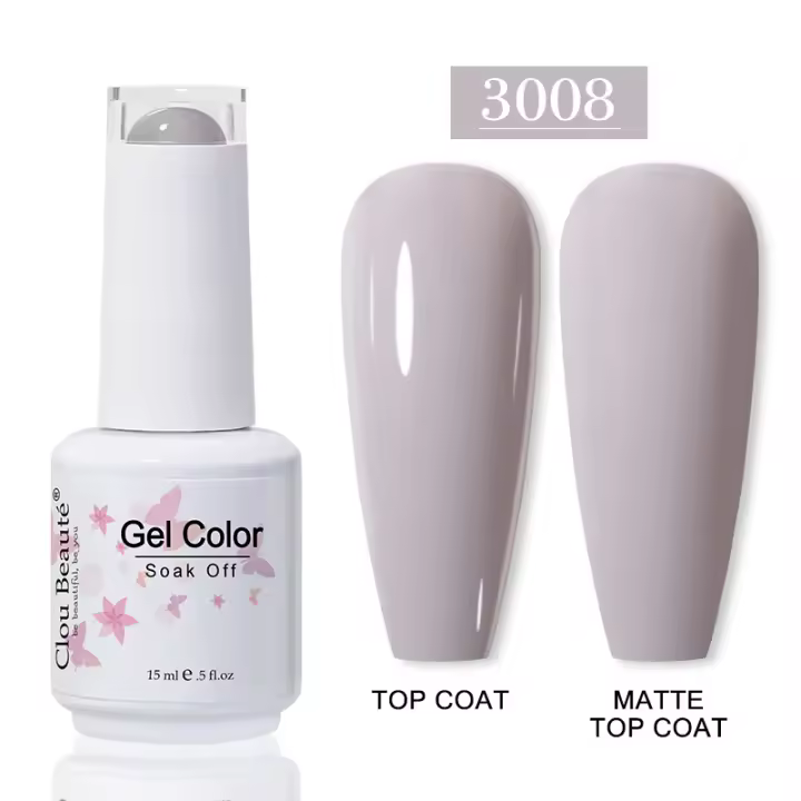 Clou Beaute-esmalte de Gel para uñas de barniz para Base de uñas UV es 56 colores Base superior Amigo pintura de Gel UV 15ml - 1