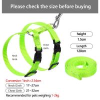 Conjunto de Correa y Correas Ajustables para Mascotas Ideal para Conejos, Gatos, Ferretas, Conejos, Erizos Paseos al Aire Libre - details 0