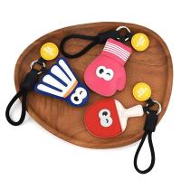 Correa de muñeca para tenis de mesa, colgante de cuero, bolsa cosida a mano, decoración, raqueta de Ping Pong, colgantes, baratija Ins - details 10