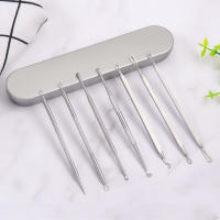 Acero inoxidable acné aguja set anti-acné clip de aguja de la belleza herramientas 7 PCS set - details 0