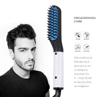 Peine Straightener Multifuncional para Hombres Calentamiento Rápido Estilo de Peluquería - details 4