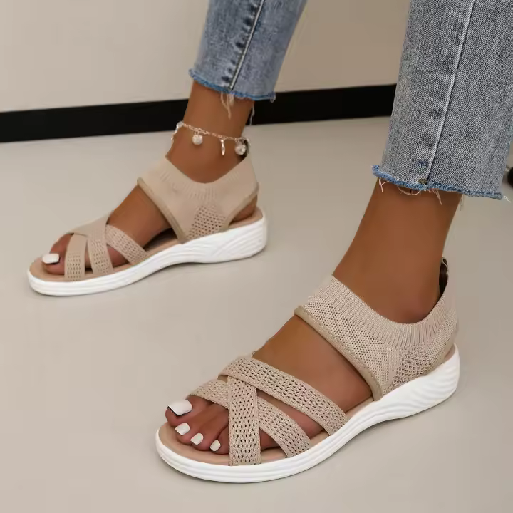 Zapatos planos informales de verano para mujer, sandalias cómodas - 1