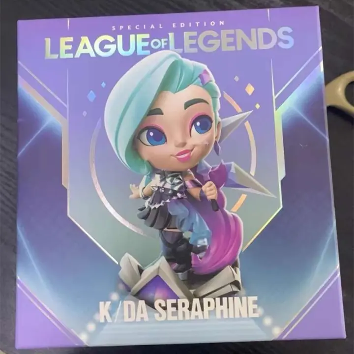 League of Legends The Starry-Eyed Songstress Seraphine figura de acción Anime modelo muñecas regalo ornamental - 1