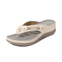 Chanclas de cojín suave para mujer, sandalias ortopédicas informales planas con soporte para el arco - details 0