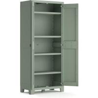 Caja de Almacenamiento de Resina Impermeable 2 Puertas, 4 Baldas Regulables en Altura - details 7
