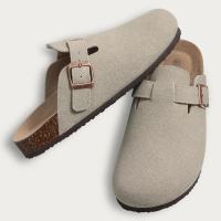 Zapatillas de Corcho de Gamuza a la Moda para Hombres Sandalias de Soporte para Arco - details 33