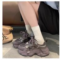 Zapatillas de plataforma de malla, zapatos casuales de mujer nuevos y versátiles que aumentan la altura - details 5