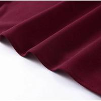 OUWU- Vestido de manga larga para mujer, elegante color sólido con abertura frontal, de moda para primavera y verano 2024 - details 17