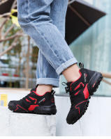 Zapatos de senderismo de malla transpirable para hombre, zapatillas deportivas ligeras para correr al aire libre, zapatos de bloqueo de ciclo, Camping, Trekking - details 13