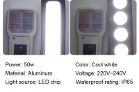 Luz de Inundación LED Parkson 50W Luz de Pared para Jardín Impermeable IP66 - details 3