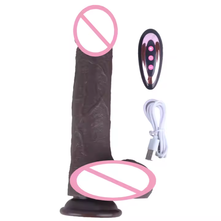 Juguete Intimo de Sensualidad Realista Calor Remoto Extracción Telescópica - 1