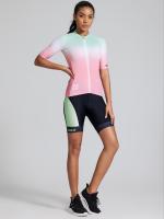 Pantalones cortos de ciclismo con costuras de dos tonos, alta elasticidad y transpirabilidad, pantalones cortos deportivos al aire libre, ropa deportiva para mujeres - details 9