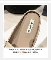 Zapatillas retro con bolsa en la cabeza y suela blanda, zapatos de moda de primavera, nuevos zapatos casuales y versátiles para mujer con suela plana y medio arrastre. - details 4