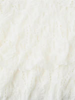 Vestido Decorativo de Encaje de Capas OUWU Vestido Informal Ajustado sin Mangas para Mujer - details 9