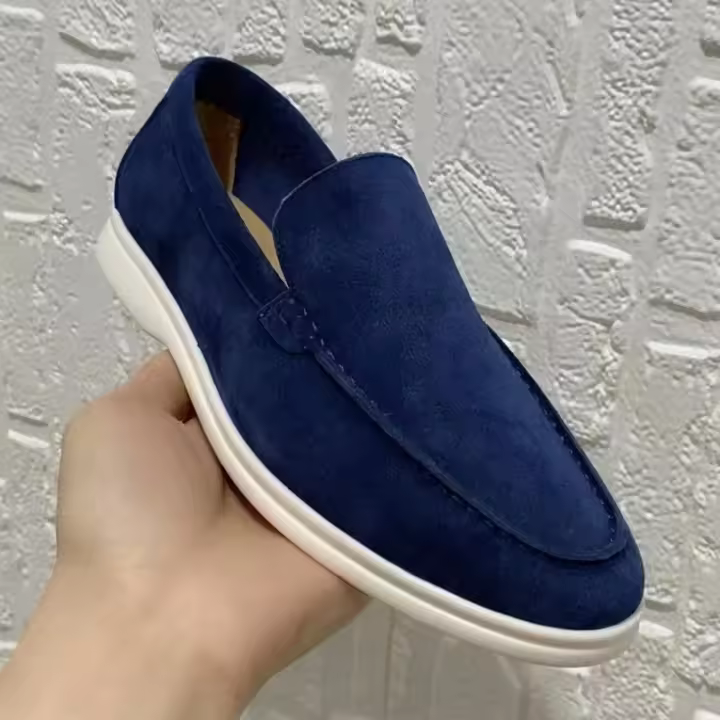 Los nuevos mocasines casuales para hombres europeos y americanos son ligeros y a diario pedalizan los mismos zapatos perezosos. - 1