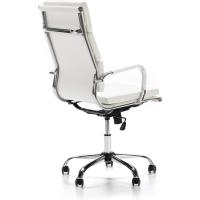 Morgan reclinable Negro, Piel sintética, Silla ejecutiva con reposacabezas y conjín engrosados, Altura Ajustable, Diseño ergonómico - details 17