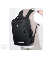 Mochila para ordenador portátil expandible para hombre, bolsa impermeable negra para Notebook, 16 pulgadas, 17 pulgadas, mochila de trabajo multifunción para negocios - details 28