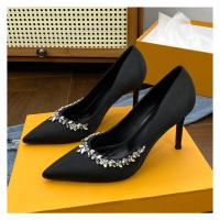 Sandalias de tacón alto con Punta de Cristal para mujer, Zapatos de Boda y Fiesta, Primavera, Otoño - details 14
