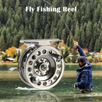 Carrete de aleación de aluminio para diestros, carretes lisos de mosca de hielo, accesorios de pesca - details 8