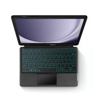Funda con Teclado inalámbrico para tableta Samsung Galaxy Tab A9 Plus, 11 ", X210, Trackpad retroiluminado, cubierta dividida - details 0