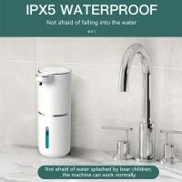 Dispensador automático de jabón de espuma, lavador de manos inteligente para baño con carga USB ABS, 380ML - details 5