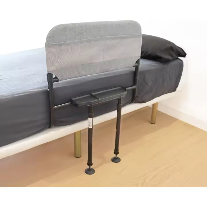 Barandilla Cama Adulto con Patas (Altura Somier 29-50 cm), Ajustable, Asidero Mayores, Ayuda Levantarse (No Abatible) - 1