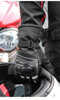 Guantes reflectantes para motocicleta, manoplas cálidas, impermeables, resistentes al viento, táctiles, para Invierno - details 14