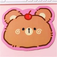 Alfombrilla antideslizante para teclado de escritorio, accesorios de decoración impermeables para ratón, oso, Animal - details 6