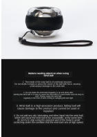 Bola Gyroscópica LED para Entrenamiento y Ejercicio de Antebrazo y Muñeca con Force Trainer y Self-starting - details 11