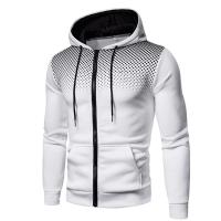 Suéter de lunares para hombre, cárdigan informal a la moda, Sudadera con capucha, abrigo deportivo, Otoño, 2024 - details 2