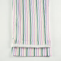 BUNO-Pantalones de encaje a rayas para mujer, Pantalones rectos de pierna ancha con cintura elástica y cordón, ropa de calle holgada para primavera y verano, pantalones de chándal informales - details 75